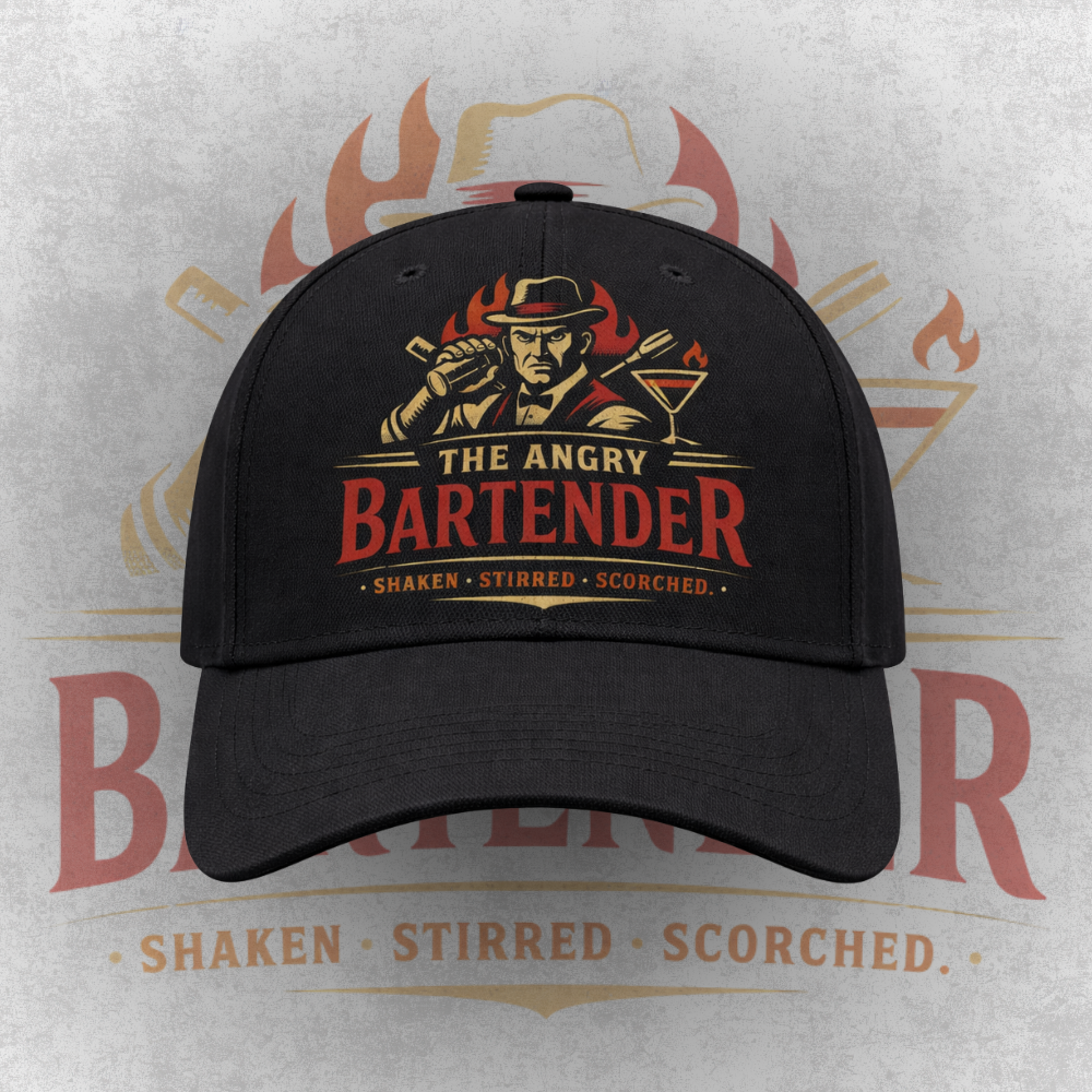 The Angry Bartender Signature Cap