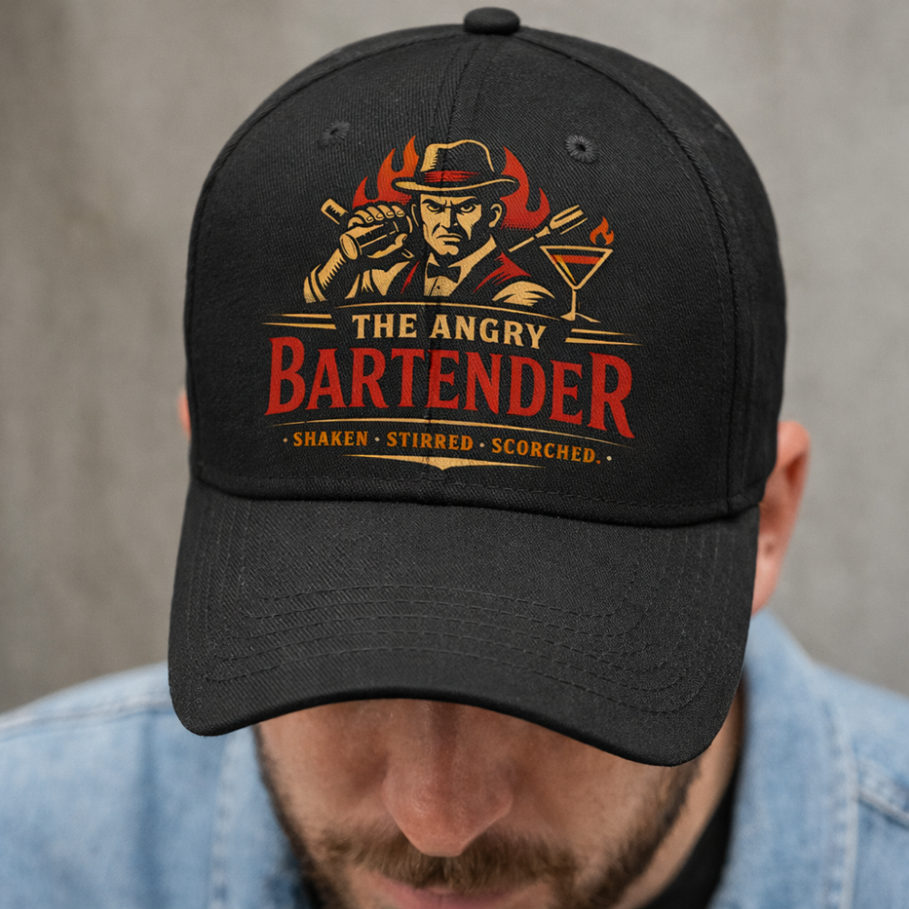 The Angry Bartender Signature Cap