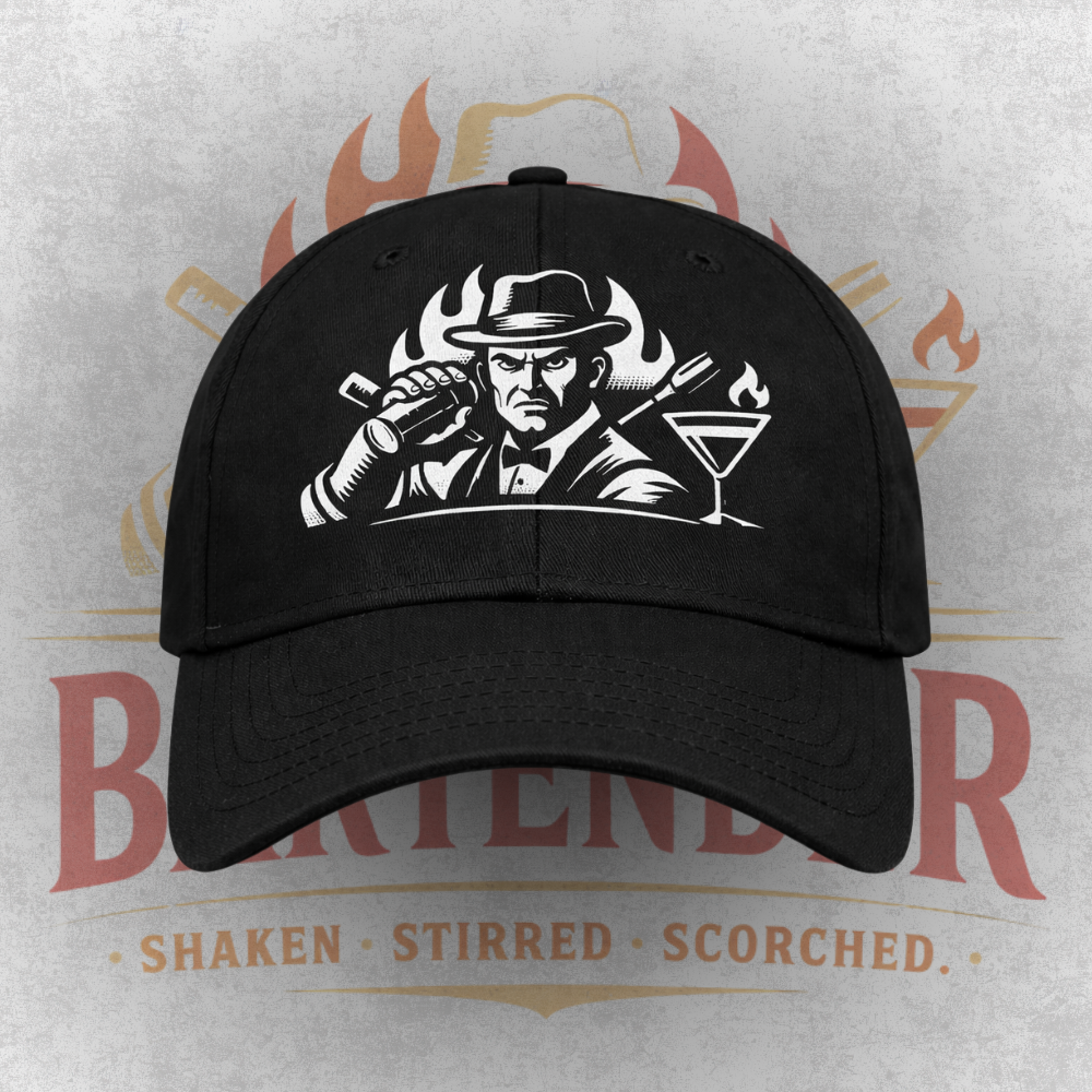 The Angry Bartender Icon Cap – Black Edition