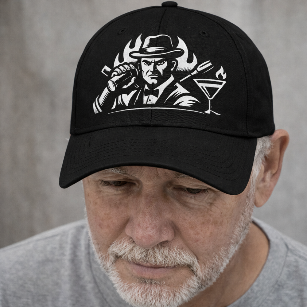 The Angry Bartender Icon Cap – Black Edition