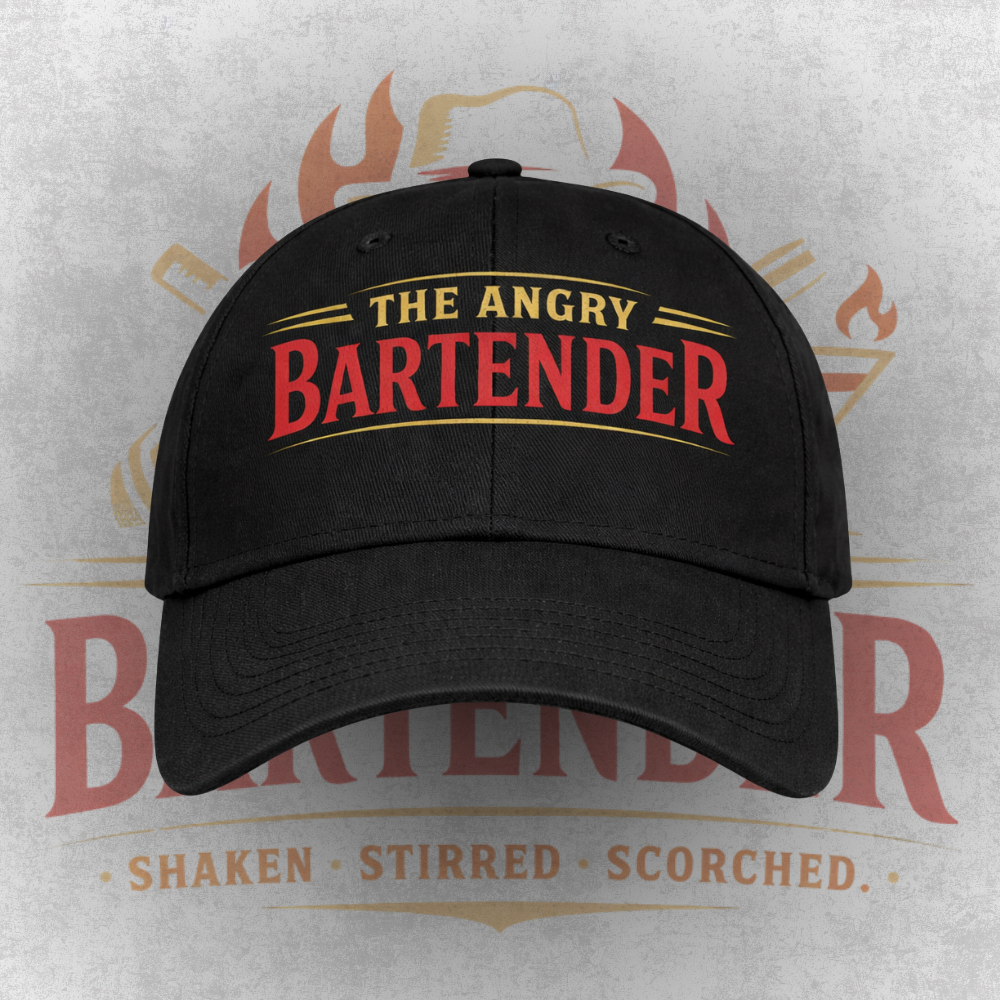 The Angry Bartender Classic Logo Cap
